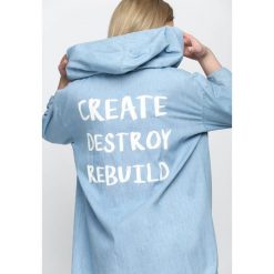 Bluzy damskie: Jasnoniebieska Bluza Rebuild