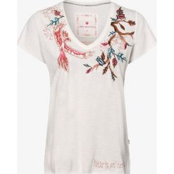 Lieblingsstück - T-shirt damski – DeirdreL, beżowy. Brązowe t-shirty damskie Lieblingsstück, l, z haftami, bez kołnierzyka. Za 299,95 zł.