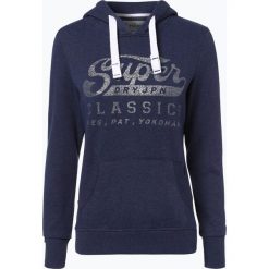 Bluzy damskie: Superdry – Damska bluza nierozpinana, niebieski