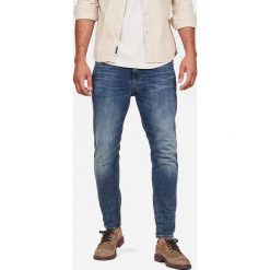 G-Star Raw - Jeansy D-Staq. Niebieskie jeansy męskie G-Star RAW, bez wzorów, retro. W wyprzedaży za 399,90 zł.