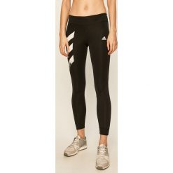 Adidas Performance - Legginsy. Czarne spodnie damskie adidas Performance, s, z nadrukiem, z elastanu. Za 199,90 zł.