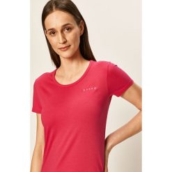 Diadora - T-shirt. Różowe bluzki damskie Diadora, s, bez wzorów, z bawełny, casualowe, z okrągłym kołnierzem, z krótkim rękawem. Za 59,90 zł.