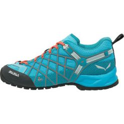 Buty trekkingowe damskie: Salewa WILDFIRE VENT Buty wspinaczkowe river blue/clementine