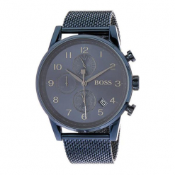 Zegarek "1513538" w kolorze granatowym. Niebieskie zegarki męskie Hugo Boss, Festina & Joop!, ze stali. W wyprzedaży za 1299,95 zł.