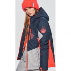 Kurtka snowboardowa - Granatowy. Niebieskie kurtki damskie marki Cropp, l. Za 329,99 zł.