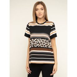 Bluzka DKNY P9HAOB59. Pomarańczowe bluzki damskie DKNY, s, bez wzorów, z elastanu, bez kołnierzyka, bez rękawów. W wyprzedaży za 209,00 zł.