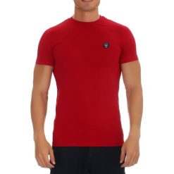 T-shirty męskie: T-shirt w kolorze czerwonym