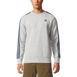 Bluza z okrągłym dekoltem. Czarne bluzy męskie rozpinane marki adidas Performance, m, z bawełny, z długim rękawem, długie. Za 235,16 zł.