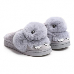 Szare Kapcie Cony. Szare kapcie dziewczęce Born2be, z materiału. Za 49,99 zł.