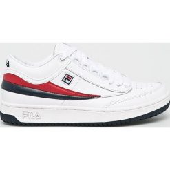 Fila - Buty T1 Mid. Białe halówki męskie marki Fila, z gumy, na sznurówki. W wyprzedaży za 299,90 zł.