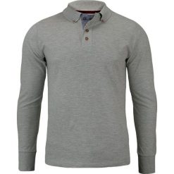 Szara Koszulka Polo - Długi Rękaw, Longsleeve z Kołnierzykiem - Brave Soul, Męski TSBRSSS18LINCOLNgreylt. Szare koszulki męskie Brave Soul, m, bez wzorów, z bawełny, casualowe, z długim rękawem. Za 49,00 zł.