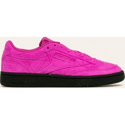 Reebok Classic - Buty skórzane Club C. Różowe buty sportowe damskie Reebok Classic, ze skóry. W wyprzedaży za 279,90 zł.