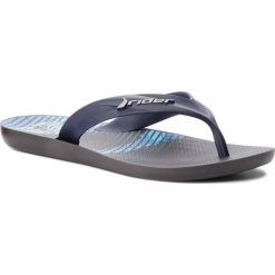 Japonki RIDER - Strike Ole Thong Ad 11331 Black/Blue/Grey 24417. Niebieskie klapki męskie Rider, z materiału. W wyprzedaży za 59,99 zł.