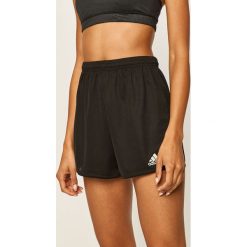 Adidas Performance - Szorty. Czarne spodenki sportowe damskie adidas Performance, s, bez wzorów, z poliesteru, sportowe. Za 59,90 zł.