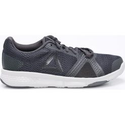 Reebok - Buty Flexile. Szare buty sportowe damskie Reebok, z materiału. W wyprzedaży za 119,90 zł.