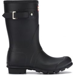Hunter Kalosze Czarny. Czarne kalosze damskie Hunter, w paski, z materiału. Za 512,95 zł.