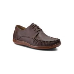 LASOCKI FOR MEN MI20-RENE-4. Pomarańczowe półbuty męskie ze skóry. Za 169,99 zł.
