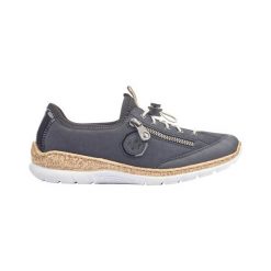Rieker Buty granatowy female niebieski 39. Niebieskie buty sportowe damskie Rieker, z syntetyku. Za 279,00 zł.