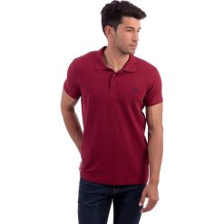 Koszulka polo w kolorze bordowym. Czerwone koszulki męskie Polo Club Men, xl, z haftami, z bawełny, polo, bez rękawów. W wyprzedaży za 102,95 zł.