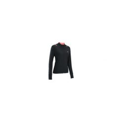 Bluza do biegania RUN DRY damska. Czarne bluzy damskie KALENJI, bez wzorów, z elastanu, bez rękawów, bez kaptura. Za 59,99 zł.