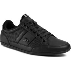 Sneakersy LACOSTE - Chaymon 12 3 Cma 7-39CMA000502H Blk/Blk. Czarne sneakersy męskie Lacoste, bez zapięcia. Za 529,00 zł.
