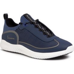 Sneakersy VESPA - Spark V00076-607-70 Navy. Niebieskie sneakersy męskie Vespa, bez zapięcia. Za 499,00 zł.