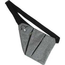 Szara Saszetka na Ramię, z Trójkątną Górą, Pako Jeans, Listonoszka TBAPJNS49szara. Szare listonoszki męskie Pako Jeans, w paski, z jeansu. Za 29,00 zł.