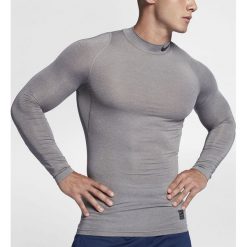 Nike Koszulka męska NP TOP LS Comp MOCK szara r. XXL (838079 091). Szare koszulki sportowe męskie marki Nike, m. Za 114,45 zł.