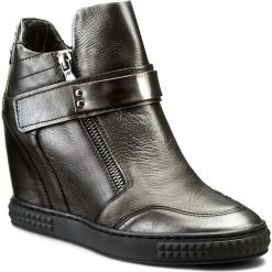 Sneakersy CARINII - B3586 H87-F99-PSK-A32. Szare sneakersy damskie Carinii, ze skóry. W wyprzedaży za 239,00 zł.