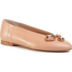 Baleriny HEGO'S MILANO - 1231 Rosa. Różowe baleriny damskie Hego's Milano, bez wzorów, ze skóry, klasyczne, bez obcasa, na płaskiej podeszwie. Za 499,00 zł.