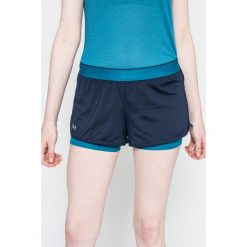 Under Armour - Szorty 2 in 1. Niebieskie spodenki sportowe damskie marki Under Armour, s, z elastanu, sportowe. W wyprzedaży za 89,90 zł.