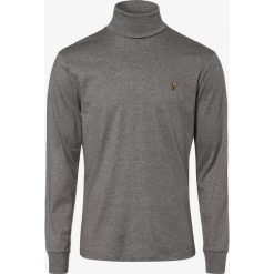 Polo Ralph Lauren - Męska koszulka z długim rękawem, szary. Szare koszulki męskie Polo Ralph Lauren, m, bez wzorów, prążkowane, sportowe, polo, z długim rękawem, długie. Za 499,95 zł.