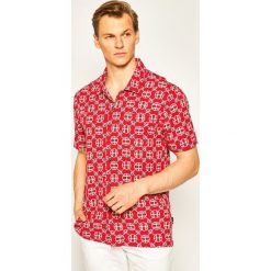 Koszula HUF Atelier Resort Woven BU00066. Czerwone koszule męskie HUF, s, bez wzorów, z wiskozy, casualowe, bez kołnierzyka, bez rękawów. Za 319,00 zł.