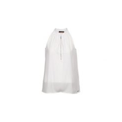 Topy na ramiączkach / T-shirty bez rękawów La City DEB2D4A. Białe bluzki damskie marki La City, bez wzorów, bez kołnierzyka, bez rękawów. Za 159,20 zł.