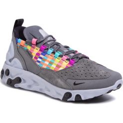 Buty NIKE - React Sertu CQ6549 004 Iron Grey/Black/Lt Smoke Grey. Szare półbuty męskie Nike, na co dzień, bez wzorów, ze skóry, bez zapięcia. Za 649,00 zł.