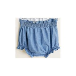 Mango Kids - Szorty dziecięce Nora 62-80 cm. Spodenki dziewczęce Mango Kids, bez wzorów, z bawełny, casualowe. Za 49,90 zł.