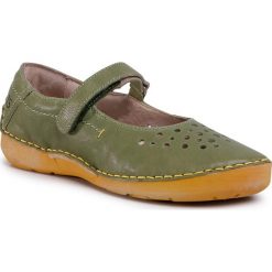 Półbuty JOSEF SEIBEL - Fergey 77 59677 192 601 Grn/Kombi. Zielone półbuty damskie Josef Seibel, na co dzień, bez wzorów, ze skóry, bez obcasa, na płaskiej podeszwie, bez zapięcia. Za 319,00 zł.