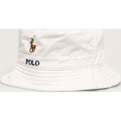 Polo Ralph Lauren - Kapelusz. Białe kapelusze męskie Polo Ralph Lauren, bez wzorów, z elastanu. Za 259,90 zł.