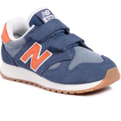 Sneakersy NEW BALANCE - YV520GN Granatowy. Niebieskie trampki chłopięce New Balance, bez wzorów, z zamszu, na rzepy. Za 249,00 zł.