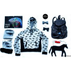 Bluzy dziewczęce: Bluza z konikami - mała