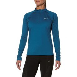 Asics Bluza damska Ess Winter 1/2 Zip Mosaic Blue r. L. Niebieskie bluzy sportowe damskie marki Asics, l. Za 129,00 zł.