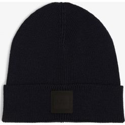 BOSS Casual - Czapka męska, niebieski. Niebieskie czapki męskie BOSS Casual, bez wzorów, z dzianiny, casualowe. Za 169,95 zł.