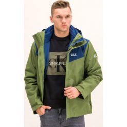 Kurtka zimowa Jack Wolfskin Arland 3in1 1110711-5204. Zielone kurtki męskie Jack Wolfskin, na zimę, m, bez wzorów, z poliesteru, bez kaptura. W wyprzedaży za 619,00 zł.