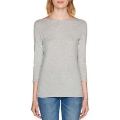Koszulka w kolorze szarym. Szare koszulki damskie Benetton, xl, z bawełny. W wyprzedaży za 39,95 zł.
