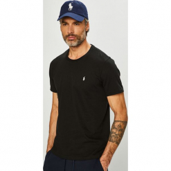 Polo Ralph Lauren - T-shirt. Szare koszulki polo męskie marki Polo Ralph Lauren, l, z bawełny. Za 169,90 zł.