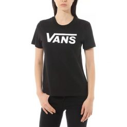 VANS T-SHIRT FLYING V CREW > VN0A3UP4BLK1. Koszulki damskie Vans, l, bez wzorów, z bawełny, eleganckie, z kontrastowym kołnierzykiem, z krótkim rękawem. Za 109,99 zł.