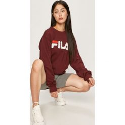Fila - Bluza. Brązowe bluzy damskie Fila, s, z nadrukiem, z bawełny, bez rękawów, bez kaptura. Za 239,90 zł.