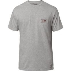 FOX T-Shirt Męski Heater Ss Pocket Tee Xl Szary. Szare koszulki męskie marki FOX, xl, bez wzorów, z bawełny, bez kołnierzyka, krótkie. Za 117,00 zł.