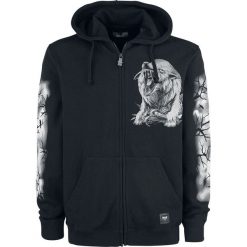 Bluzy męskie: Black Premium by EMP Beasts Of Battle Bluza z kapturem rozpinana czarny