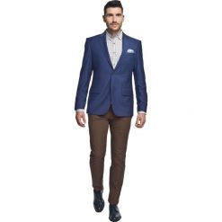 Marynarki męskie: marynarka sava granatowy slim fit